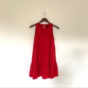 Banana Republic sleeveless dress with ruffles